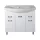 Viva SZQUARE 100 lábon álló fürdőszobabútor Sanovit ZENON 6095 porcelán mosdóval 97 x 51 cm