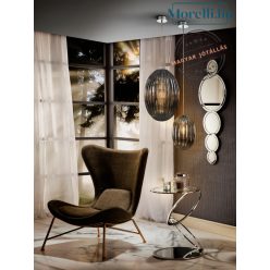 függesztett lámpa füst színű vázzal és üveg testtel beltéri használatra schuller-752176 - moretti.hu