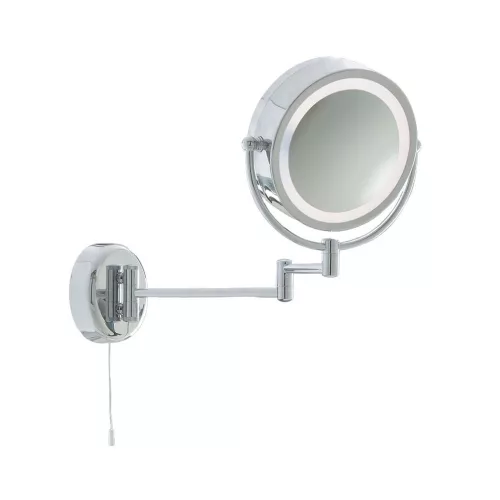 fürdőszobai fali lámpa króm színű vázzal és üveg testtel beltéri használatra searchlight-11824 - moretti.hu