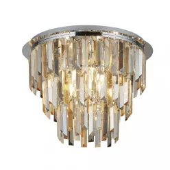 mennyezeti lámpa króm színű vázzal és fém testtel beltéri használatra searchlight-1225-5cc - moretti.hu