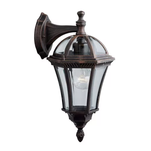 kültéri fali lámpa barna színű vázzal és fém testtel kerti használatra searchlight-1563 - moretti.hu