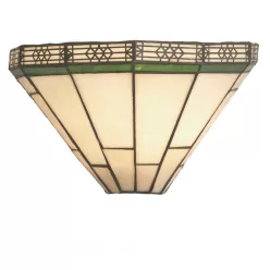 tiffany fali lámpa többszínű színű vázzal és üveg testtel beltéri használatra searchlight-4417-18 - moretti.hu