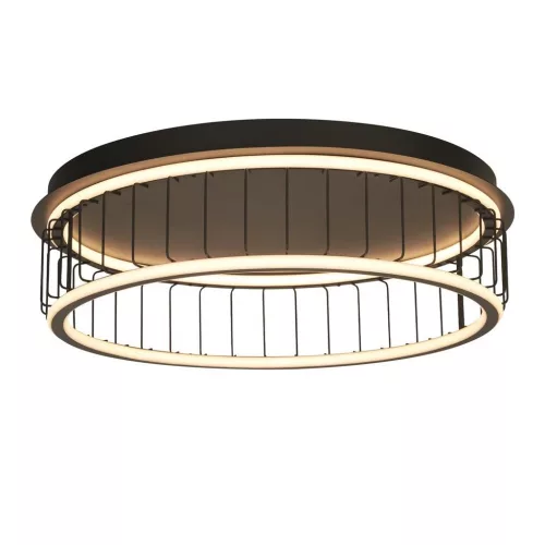 mennyezeti lámpa fekete színű vázzal és fém testtel beltéri használatra searchlight-54216-1bk - moretti.hu
