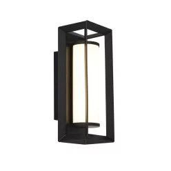 fürdőszobai fali lámpa fekete színű vázzal és fém testtel beltéri használatra searchlight-74304-1bk - moretti.hu