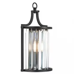 fali lámpa fekete színű vázzal és fém testtel beltéri használatra searchlight-8571bk - moretti.hu