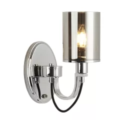 fali lámpa króm színű vázzal és fém testtel beltéri használatra searchlight-9041-1cc - moretti.hu
