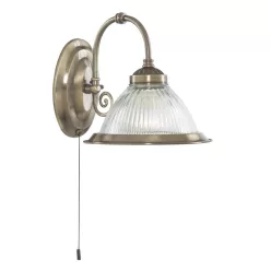 fali lámpa bronz színű vázzal és fém testtel beltéri használatra searchlight-9341-1 - moretti.hu
