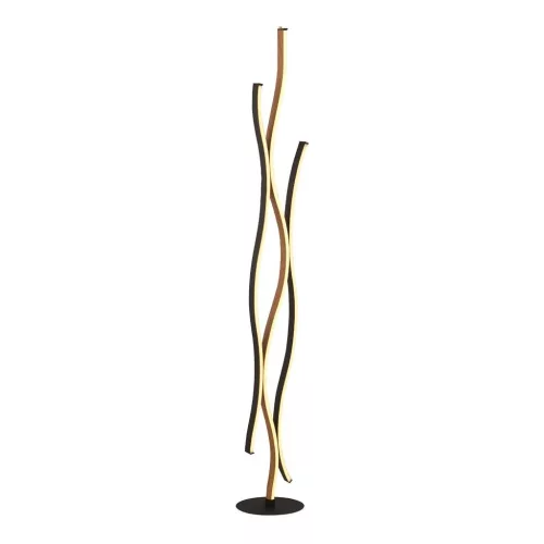 állólámpa fekete színű vázzal és fém testtel beltéri használatra searchlight-eu32102-1bk - moretti.hu