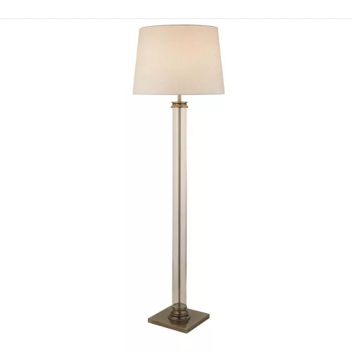 állólámpa bronz színű vázzal és üveg testtel beltéri használatra searchlight-eu5142ab - moretti.hu