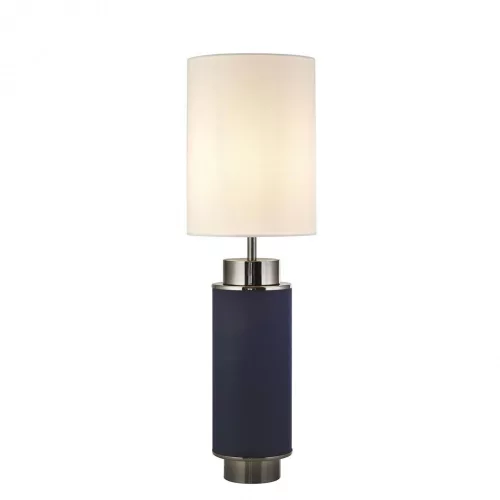éjjeli lámpa kék színű vázzal és fém testtel beltéri használatra searchlight-eu59041bk - moretti.hu
