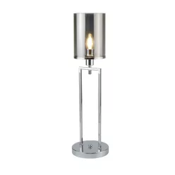 éjjeli lámpa króm színű vázzal és fém testtel beltéri használatra searchlight-eu9052cc - moretti.hu