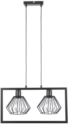 SIGMA LIGHTING 31616 SAGA Többágú Függesztett Lámpa Fekete E27 IP20