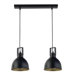   SIGMA LIGHTING 32258 MARS Többágú Függesztett Lámpa Fekete, Arany E27 IP20
