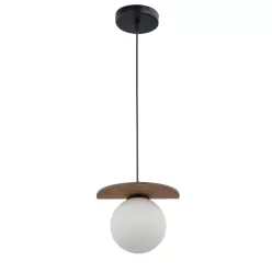   SIGMA LIGHTING 33297 MIRROR Glamour Függesztett Lámpa Barna, Fekete G9 IP20