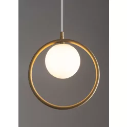   SIGMA LIGHTING 33409 AQUA Glamour Függesztett Lámpa Fehér, Arany G9 IP20