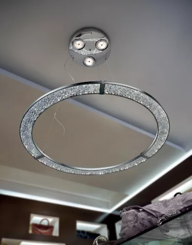 függesztett lámpa króm színű vázzal és fém testtel beltéri használatra sillux-sp-s-267 - moretti.hu