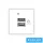 ELDLUX ELDTREND 2×USB töltő aljzat type A fehér