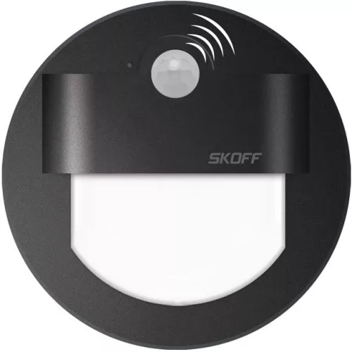 Skoff RUEDA LED PIR 120° MJ-RUE-D-H-1-ML-ML-01 Beépíthető lépcsőházi lámpa 3000K IP20