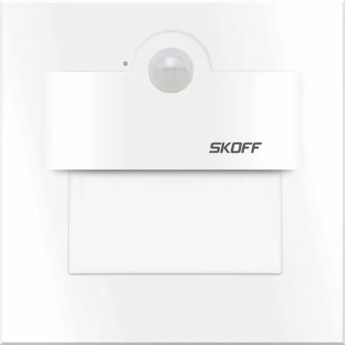 Skoff TANGO PIR 120º MJ-TAN-C-W-1-ML-ML-01 Beépíthető lépcsőházi lámpa 1x1,0W/LED 6500K IP20