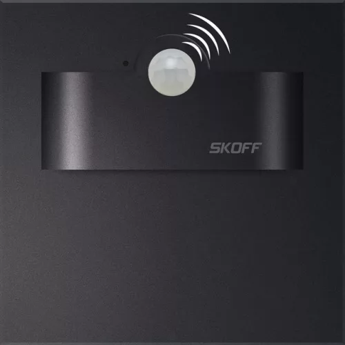 Skoff TANGO SHORT PIR 120º MK-TAN-D-B-1-ML-ML-01 Beépíthető lépcsőházi lámpa 1x1,0W/LED 12000K/BLUE IP20
