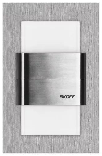 Skoff DUO TANGO ML-TDU-K-W-1-PL-00-01 Beépíthető lépcsőházi lámpa 1x1,6W/LED 6500K IP20