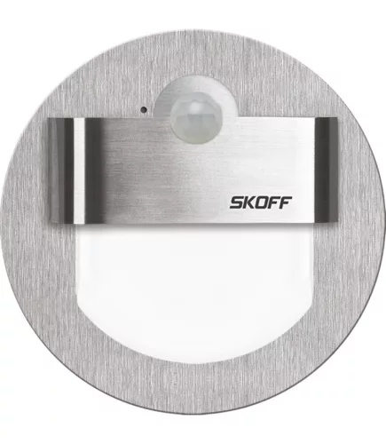 Skoff RUEDA LED PIR 120° MM-RUE-K-W-1-ML-ML-01 Beépíthető lépcsőházi lámpa 6500K IP20