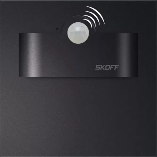 Skoff TANGO SHORT PIR 120º MN-TAN-D-N-1-ML-ML-01 Beépíthető lépcsőházi lámpa 1x2,4W/LED 4000K IP20