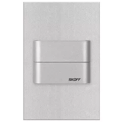  Skoff DUO TANGO SHORT MS-TDU-G-B-1-PL-00-01 Beépíthető lépcsőházi lámpa 1x1,6W/LED 12000K/BLUE IP66