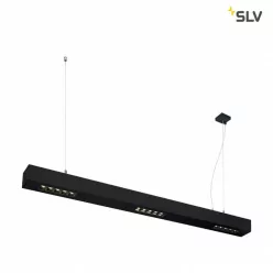 függesztett lámpa fekete színű vázzal és fém testtel beltéri használatra slv-1000933 - moretti.hu