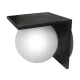 SMD LED KINK0533SLL SPHERE Modern Kültéri Fali Lámpa Fehér, Fekete LED IP44