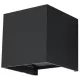 SOLLUX SL-0545 LUCA Modern Kültéri Fali Lámpa Fekete LED IP44