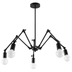 SOLLUX SL-0612 STARK Modern Csillár Fekete E27 IP20