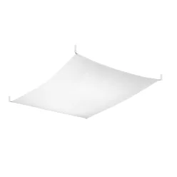   SOLLUX SL-0739 LUNA Négyzetes Mennyezeti Lámpa Fehér G13 IP20