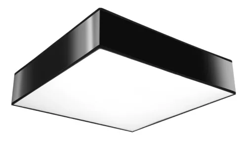 SOLLUX SL-0920 HORUS Négyzetes Mennyezeti Lámpa Fekete E27 IP20