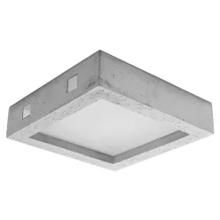   SOLLUX SL-0995 RIZA Négyzetes Mennyezeti Lámpa Szürke LED IP20