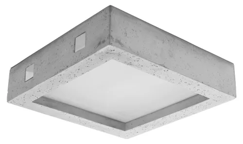 SOLLUX SL-0995 RIZA Négyzetes Mennyezeti Lámpa Szürke LED IP20