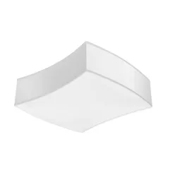   SOLLUX SL-1054 SQUARE Négyzetes Mennyezeti Lámpa Fehér E27 IP20