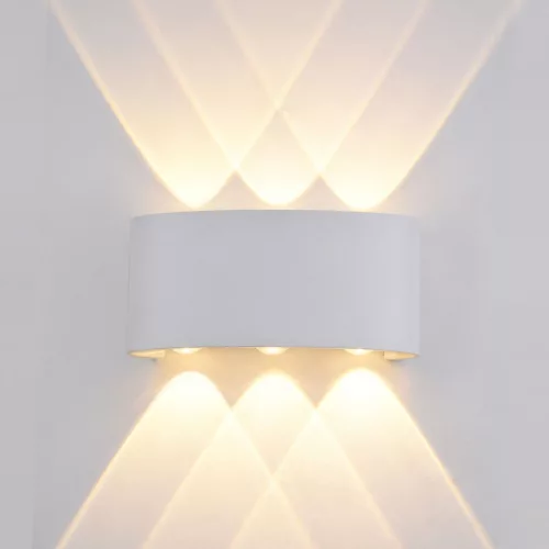 Italux ORTELO OWL-451-3-WH Kültéri Fali Lámpa 6x6W/LED 3000K 550LM IP54