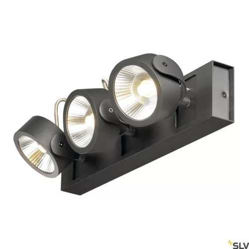 SLV KALU 1000131 Spotlámpa 3x47W/LED 3000K 3000LM IP20