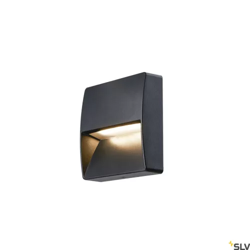 SLV DOWNUNDER 1002869 Felületi lépcsőházi lámpa 1x4.3W/LED 3000/4000K 160LM IP65