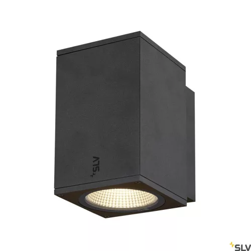 SLV ENOLA SQUARE 1003417 Fali lámpa 1x11W/LED 3000/4000K 980LM IP65