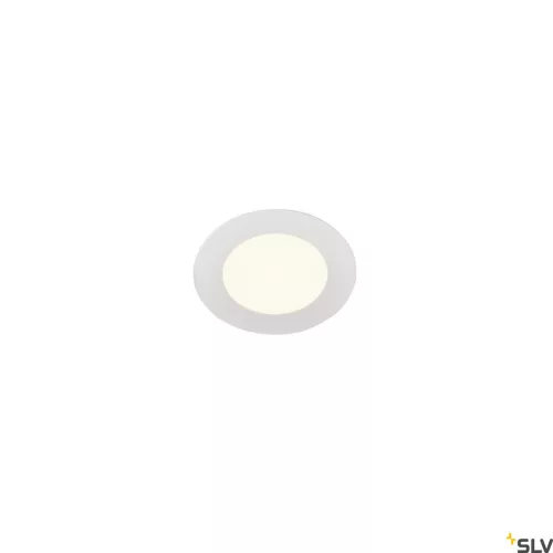 SLV SENSER 1004694 Beépíthető spotlámpa 1xLED 4000K 470LM IP20