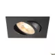 SLV NEW TRIA 1007372 Beépíthető spotlámpa 1x10W/GU10 IP20