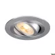SLV NEW TRIA 1007376 Beépíthető spotlámpa 1x10W/GU10 IP20