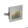 SLV FRAME CURVE 111292 Beépíthető lépcsőházi lámpa 1x1W/LED 3000K 60LM IP20
