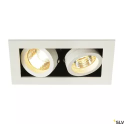 SLV KADUX 115521 Beépíthető spotlámpa 2x50W/GU10 IP20