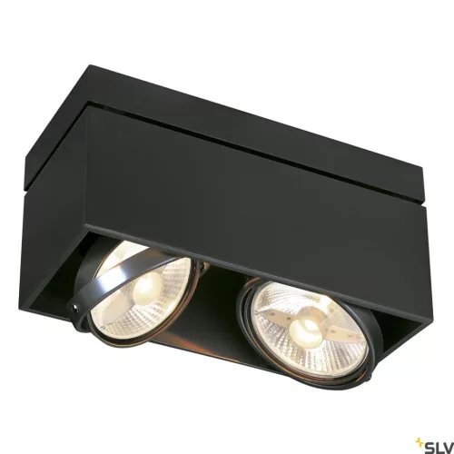 SLV KARDAMOD 117110 Felületi spotlámpa 2x75W/GU10/ES111 IP20