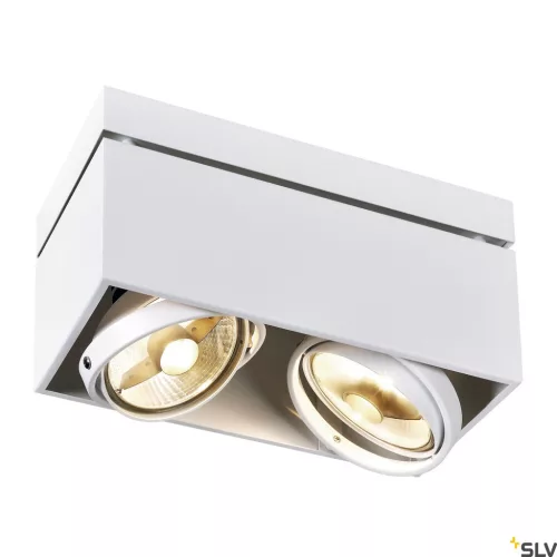 SLV KARDAMOD 117111 Felületi spotlámpa 2x75W/GU10/ES111 IP20