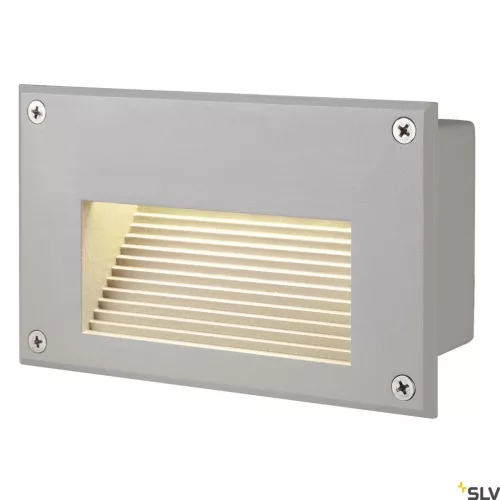 SLV BRICK 229702 Beépíthető lépcsőházi lámpa 1x1.4W/LED 3000K 30LM IP54