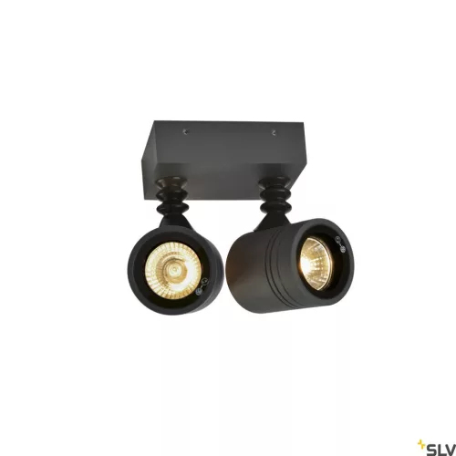 SLV MYRA 233095 Spotlámpa 2x50W/GU10 IP55